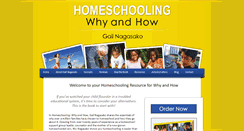 Desktop Screenshot of homeschoolingwhyandhow.com